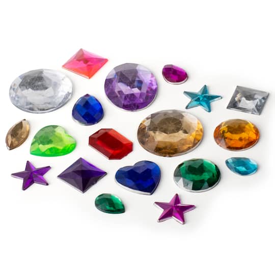 Creatology™ Acrylic Gems, Large Assorted